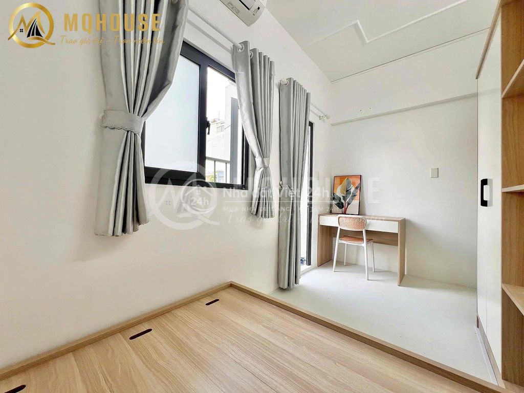 💥Cho thuê căn hộ full nội thất, Máy giặt riêng, tách bếp, bancony