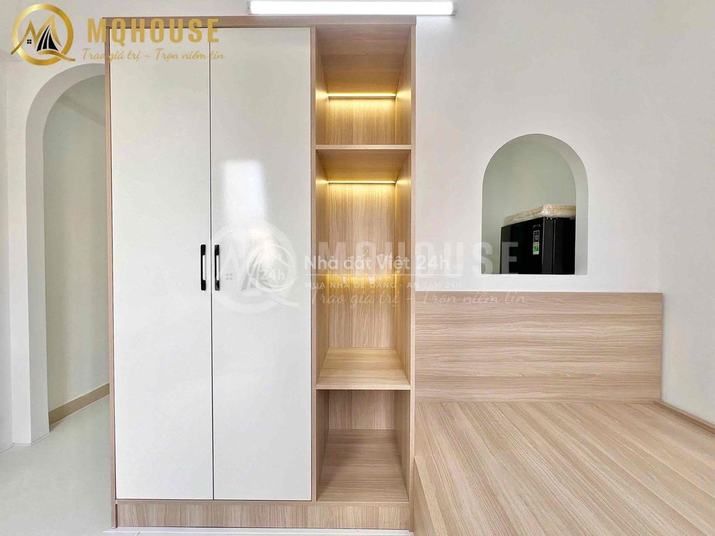 💥Cho thuê căn hộ full nội thất, Máy giặt riêng, tách bếp, bancony