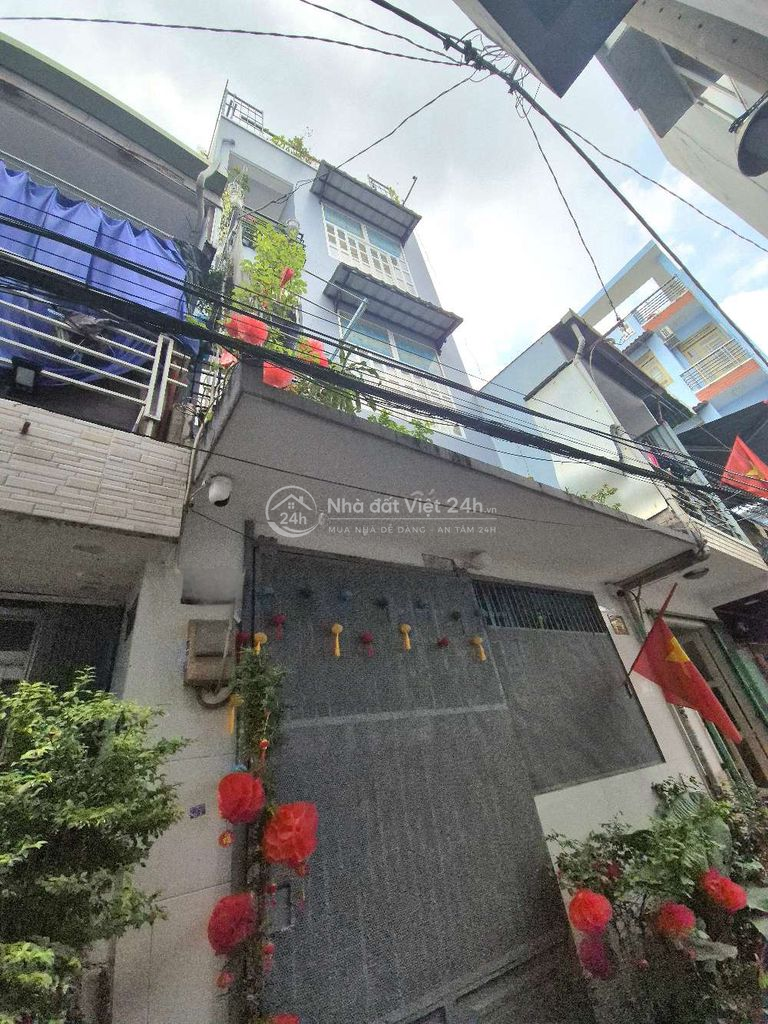 bán nhà 3 Lầu hẻm thông giá 5,1 tỷ