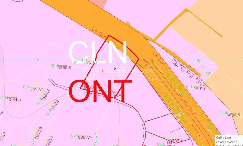 Bán đất 62m mặt tiền QL28, tại thôn 5 Tân Châu, Di Linh.