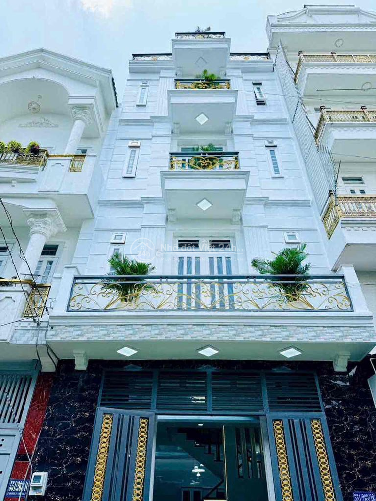  Nhà chính chủ 5,05x11 m , 3 lầu hẻm nhựa 9m Ht07 Q12