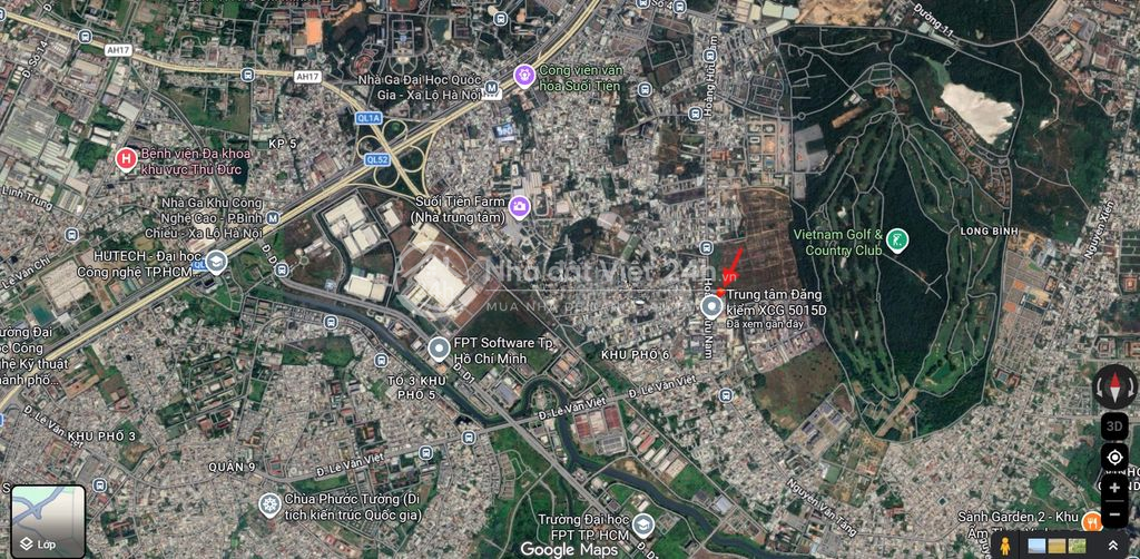ĐẤT ĐẸP HIẾM 395,3m2 GIÁ TỐT, LONG THẠNH MỸ-Q9, cách HOÀNG HỮU NAM 90m