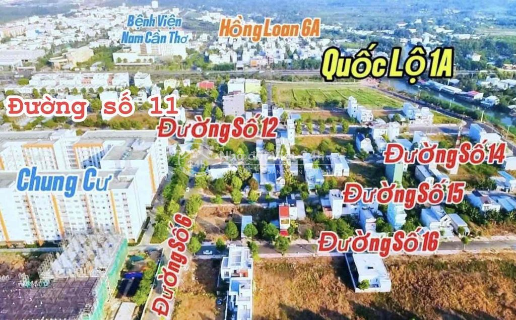 Bán Nhiều Nền Khu Dân Cư Hồng Loan 5C, Ngang Bệnh Viện Nam Cần Thơ