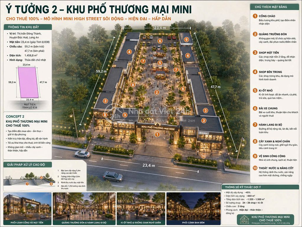 Bán 1.458m² mặt tiền TL838 – Sổ đỏ ODT – Đức Huệ Long An – 11,5 tỷ TL
