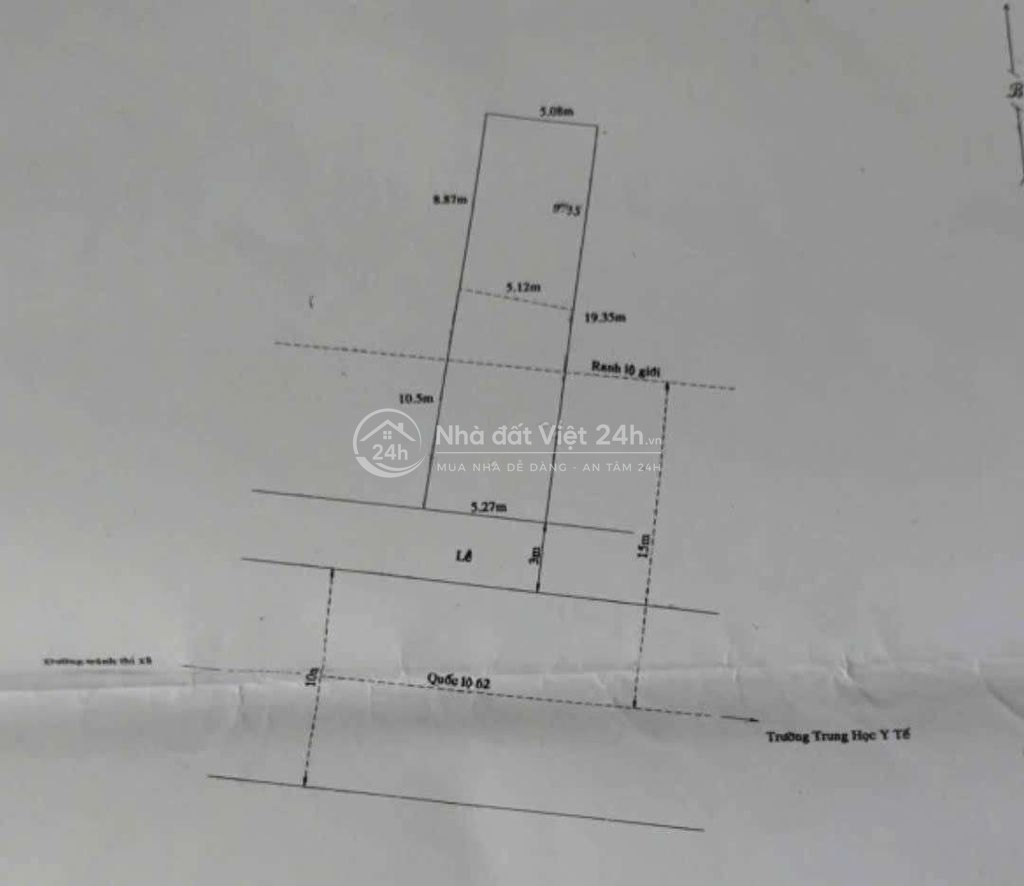 Nhà Mt QL62 ( vị trí kinh doanh) gần ngã tư tuyến tránh P6 TP Tân An