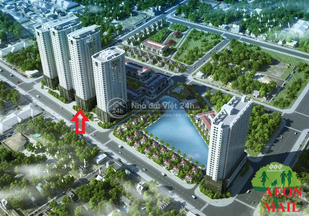 Cho thuê kiot chân đế chung cư FLC Garden City cạnh AEON Mall Hà Đông