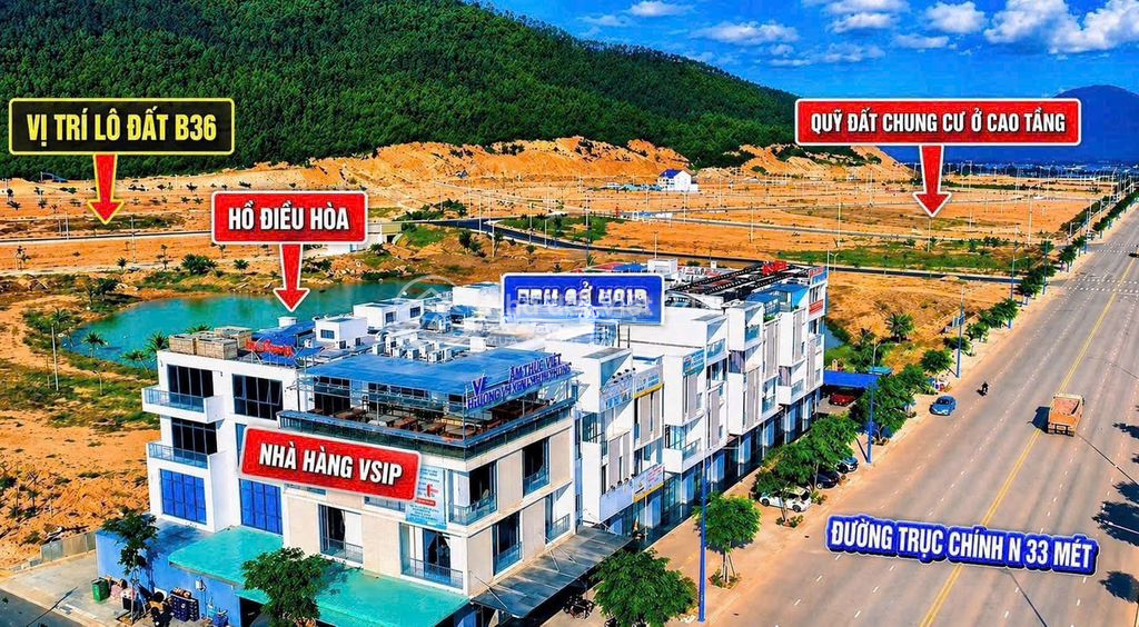 Đất nền VSIP Bình Định 680tr, SHR, hỗ trợ vay 50%