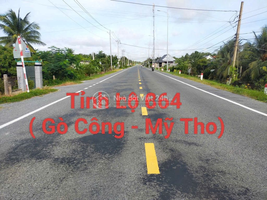 Đường Nhựa Phú Hòa sổ riêng 5x35 đối diện kênh gần TL 864 chợ gạo