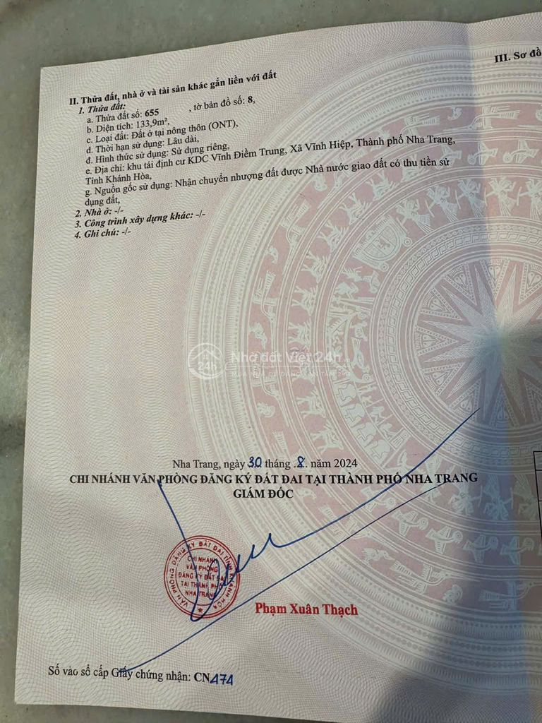 Cần bán Nhà ở Nha Trang, sổ riêng, gọi trực tiếp