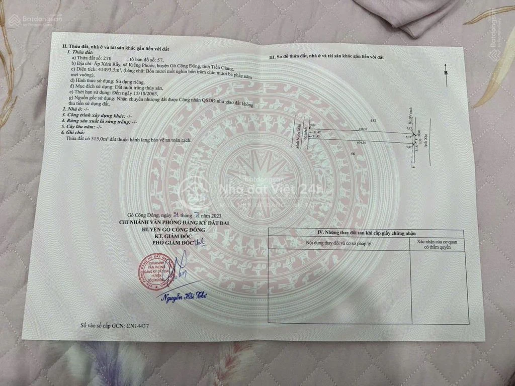 Đất biển gò công kiểng phước gò công