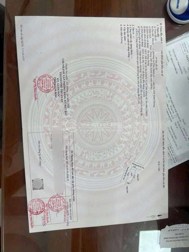 Bán nhà 2 mặt tiền 75m2 phường An Phú