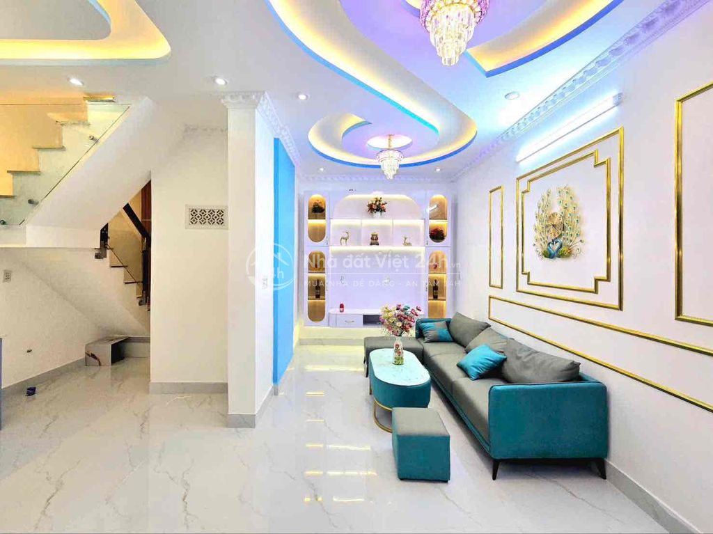 nhà 3 phòng ngủ có sổ hồng, gần cầu Phú Xuân Huỳnh Tấn Phát 