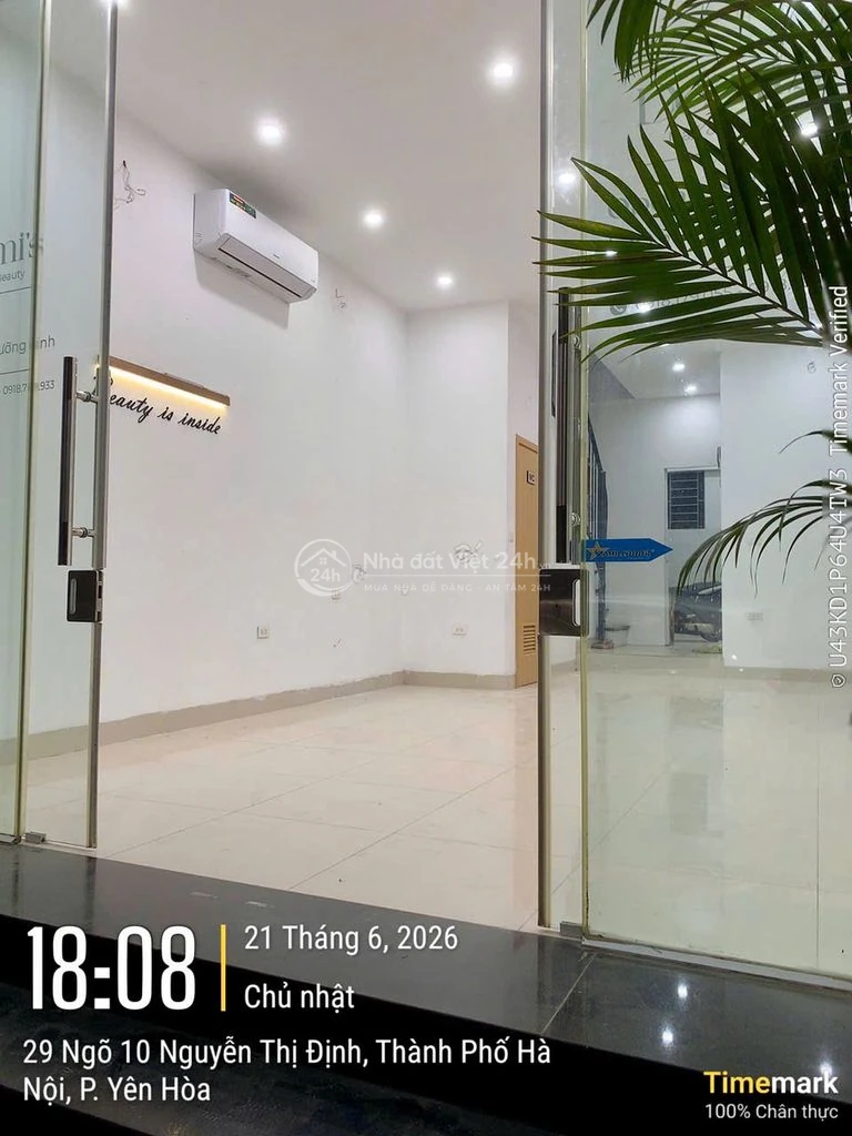 Cho thuê MBKD Tầng 1 (35m²) NGÕ 2 Ô TÔ TRÁNH - Đường Nguyễn Thị Định