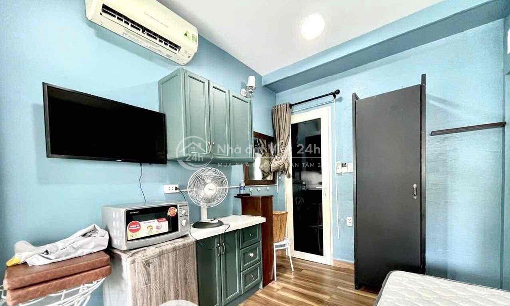 CHO THUÊ STUDIO CỬA SỔ BAN CÔNG FULL NỘI THẤT NGAY TRUNG TÂM QUẬN 1