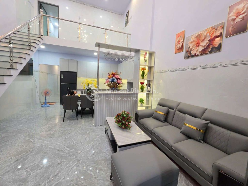 NHÀ P. PHÚ TÂN MỚI 100% 3PN 4WC HẺM OTO
