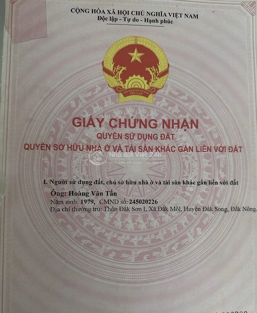 CHÍNH CHỦ BÁN ĐẤT NHÀ VƯỜN ĐẸP TẠI ĐẮK MOL – ĐẮK SONG – ĐẮK NÔNG