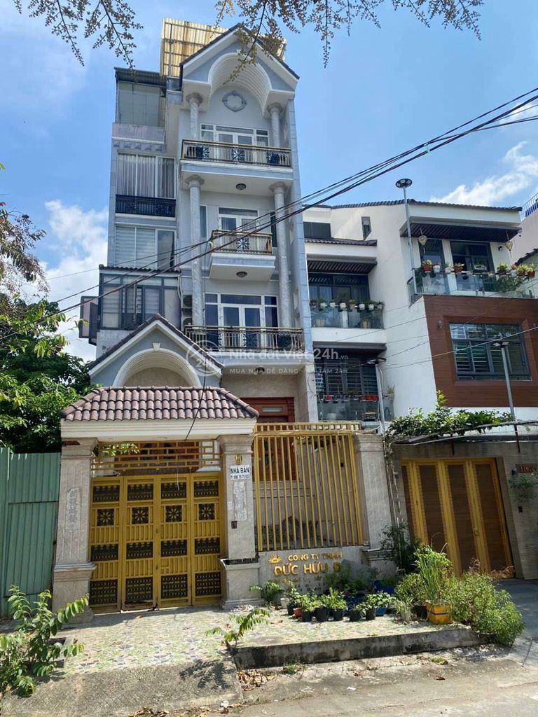 nhà 1 hầm 4 lầu KDC ấp 5 bình hưng DT 7m x 19.5m 5 tầng