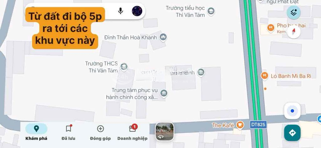 CHÍNH CHỦ CẦN BÁN ĐẤT THỔ CƯ xã Hoà Khánh Nam, Long An