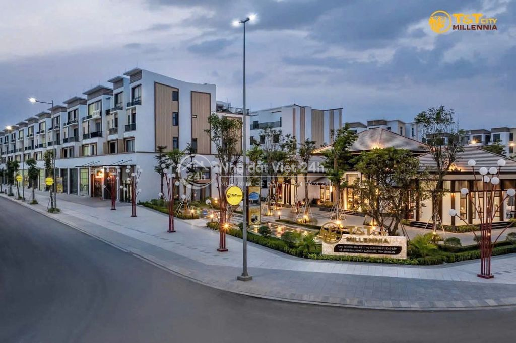 Cần cho thuê nhà phố T&T City Millennia Long Hậu, ngay cạnh Cổng