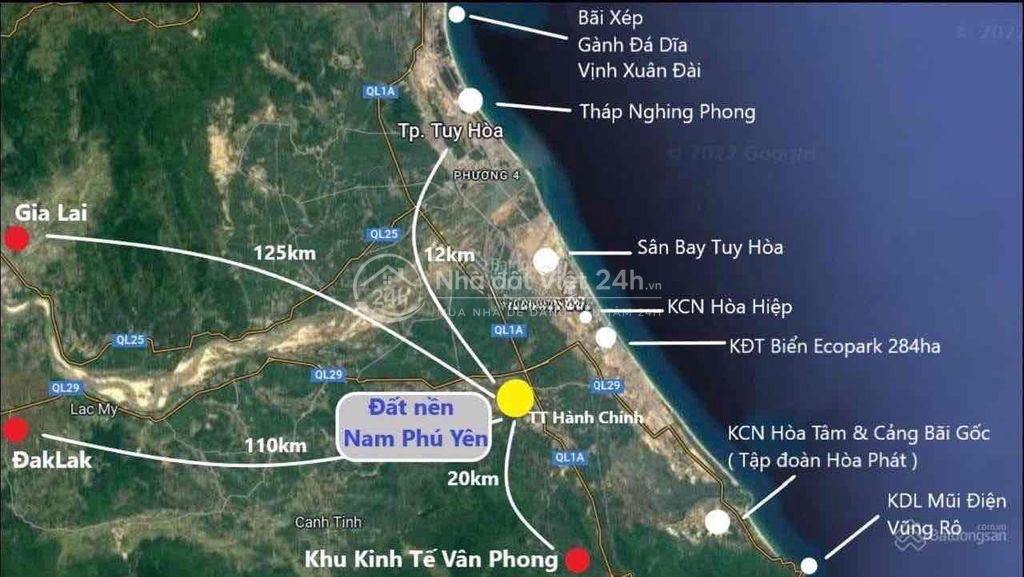 Chính chủ bán đất TP Đông Hòa - Hòa Vinh | 127,14m² ODT | Sổ hồng riên