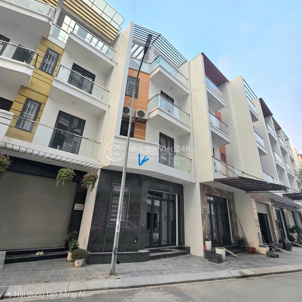 Cho thuê nhà khu đô thị Him Lam Hồng Bàng mặt tiền 5m đỗ ô tô tận cửa