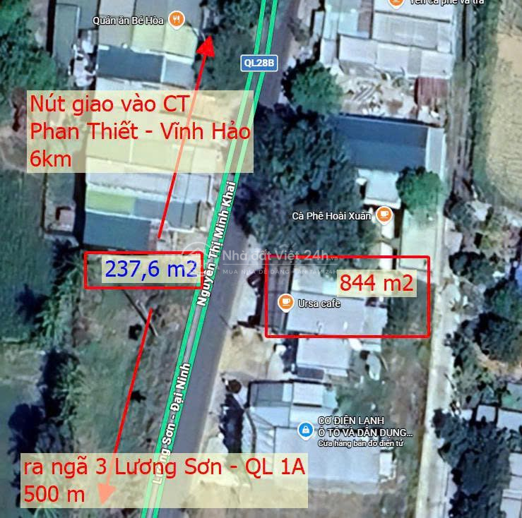 Bán đất Lương Sơn Lâm Đồng | Mặt tiền QL28B: 844m2 (Bắc Bình)