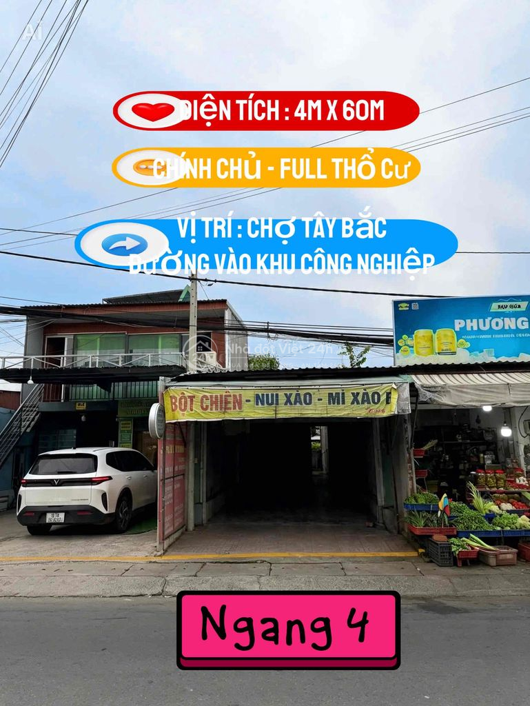 Nhà tại Chợ Hoa Viên - KCN Tây Bắc Củ Chi
