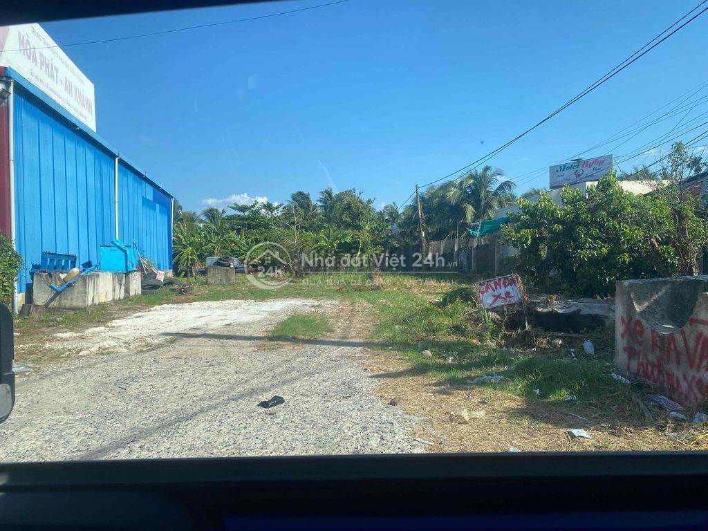 BÁN ĐẤT MẶT TIỀN QL57B 18 tỷ– BẾN TRE | GẦN TRẠM THU PHÍ CẦU RẠCH MIỄU