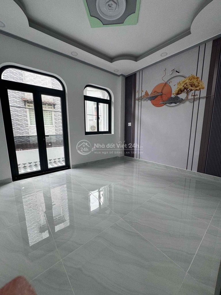 Nhà Đẹp quận 6 51m2 1t2l full nội thất hẻm xe hơi