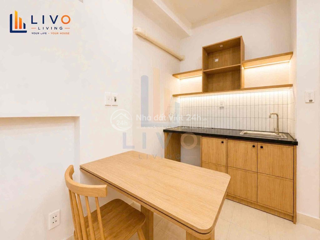Studio mới xây Full nội thất -