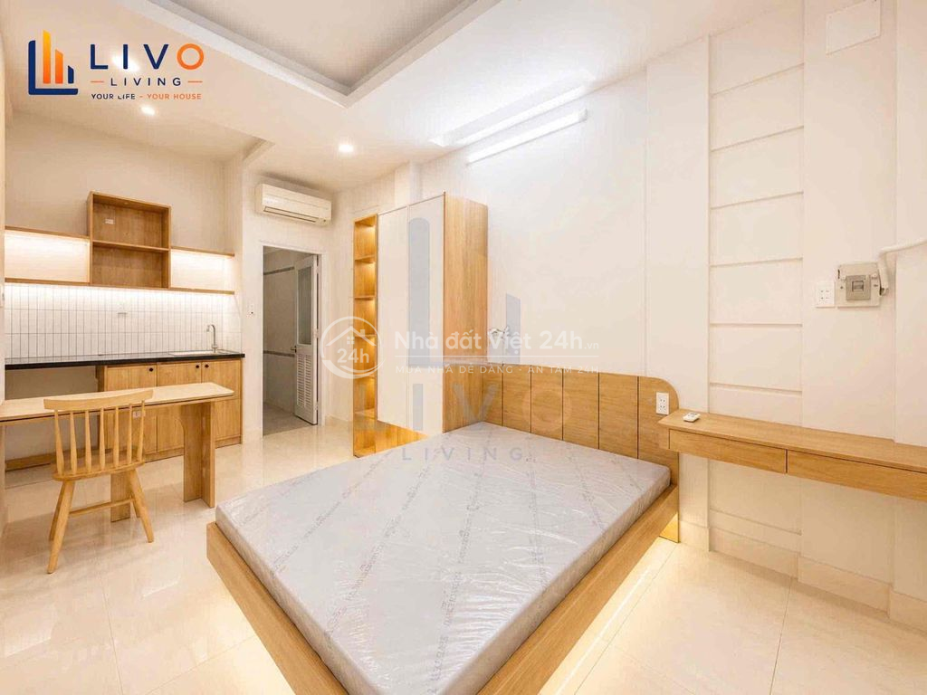 Studio mới xây Full nội thất -