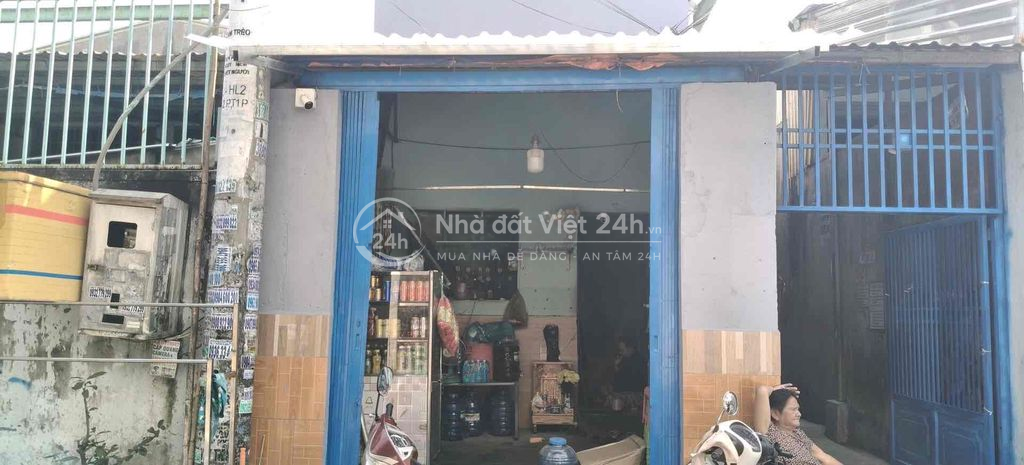 Bán đất Hương lộ 2 có nhà, 200m2, 5x40m, full thổ, hẻm ô tô 6m thông