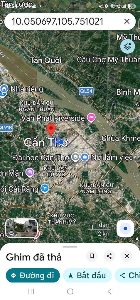 Bán nền 64m2 KDC Bình Nhựt gần siêu thị Aeon đường Võ Văn Kiệt