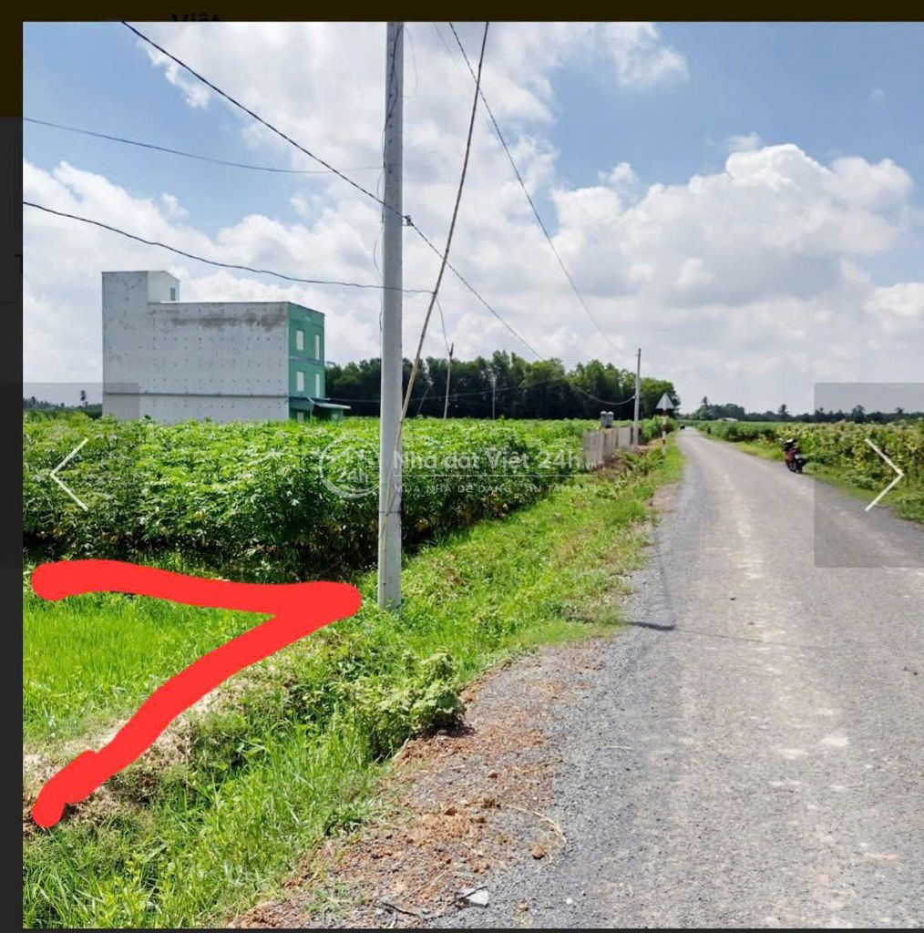 Bán đất Tây Ninh, mặt tiền nhựa. 270m. 100m thổ cư. Giá 560tr.