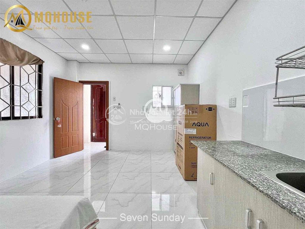 Cho Thuê Phòng Quận Bình Thạnh_Không Giá Ảo_Studio 30m2 Có Thang Máy