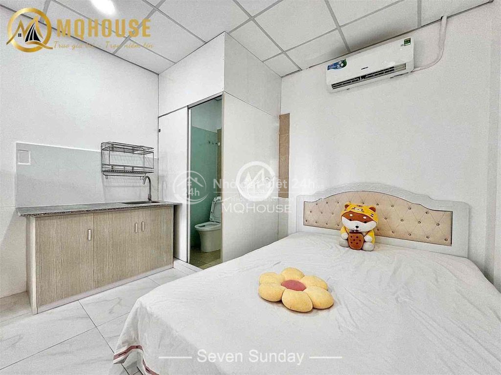 Cho Thuê Phòng Quận Bình Thạnh_Không Giá Ảo_Studio 30m2 Có Thang Máy