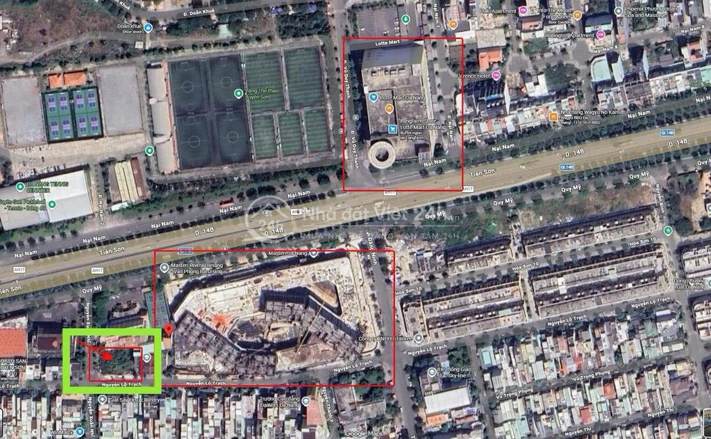CHO THUÊ 1000M2 ĐẤT GÓC ĐƯỜNG NGUYỄN LỘ TRẠCH NGUYỄN XUÂN NHĨ GIÁ TỐT