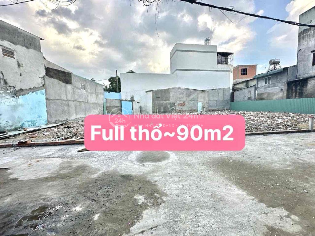 Cực rẻ ~90m2 đất thổ cư- Hẻm oto- Trường Thọ chỉ 54tr/m2