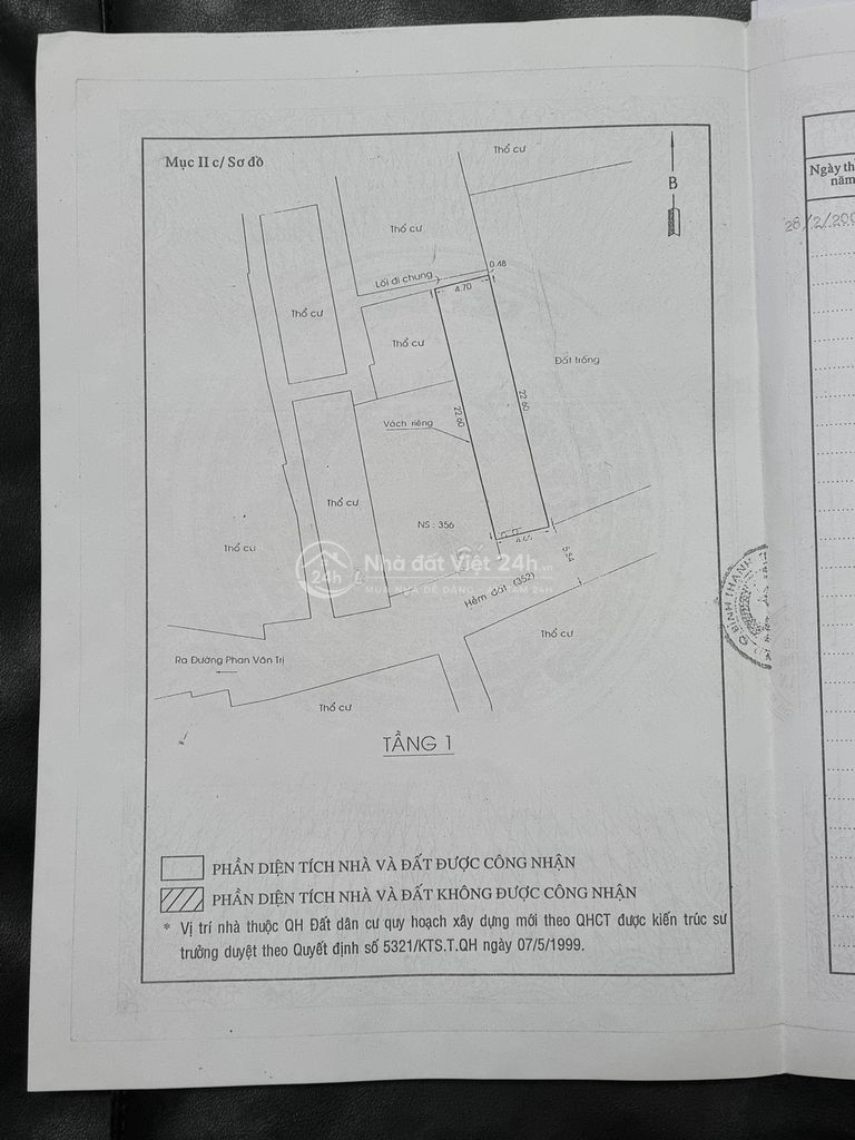 Đất 3 mặt gió, hẻm xe hơi, thông đướng Phạm Văn Đồng