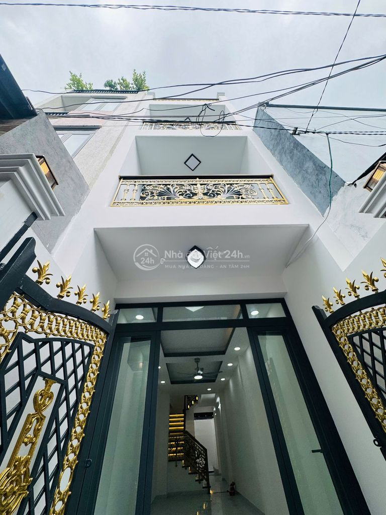 NHÀ 4 TẦNG 2 MT HẺM KHU NHÀ LÔ HƯNG PHÚ P10 Q8 3X20M 4PN 4WC