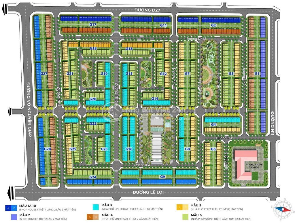 Green City Bình Dương, nhà phố 150m², xây sẵn 3 tầng, giá từ 5,35 tỷ