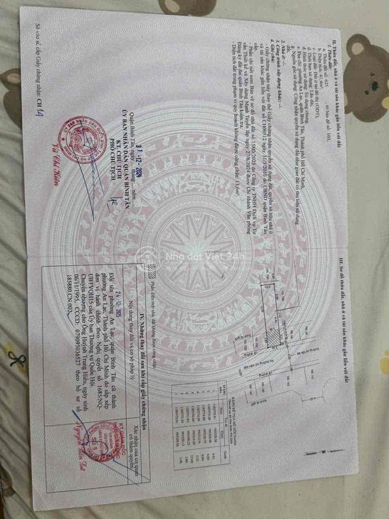 Bán nhà Lê tấn bê