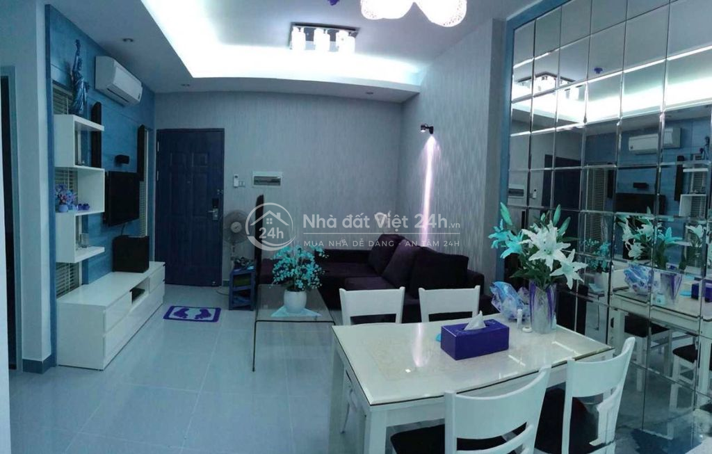 Cho thuê căn hộ 67m2, 2PN, 2WC full nội thất, 8 triệu