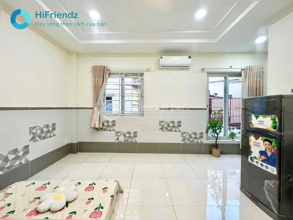 Studio Full nội thất cửa sổ trời thoáng Gần ĐH Công Thương - Aeon TP