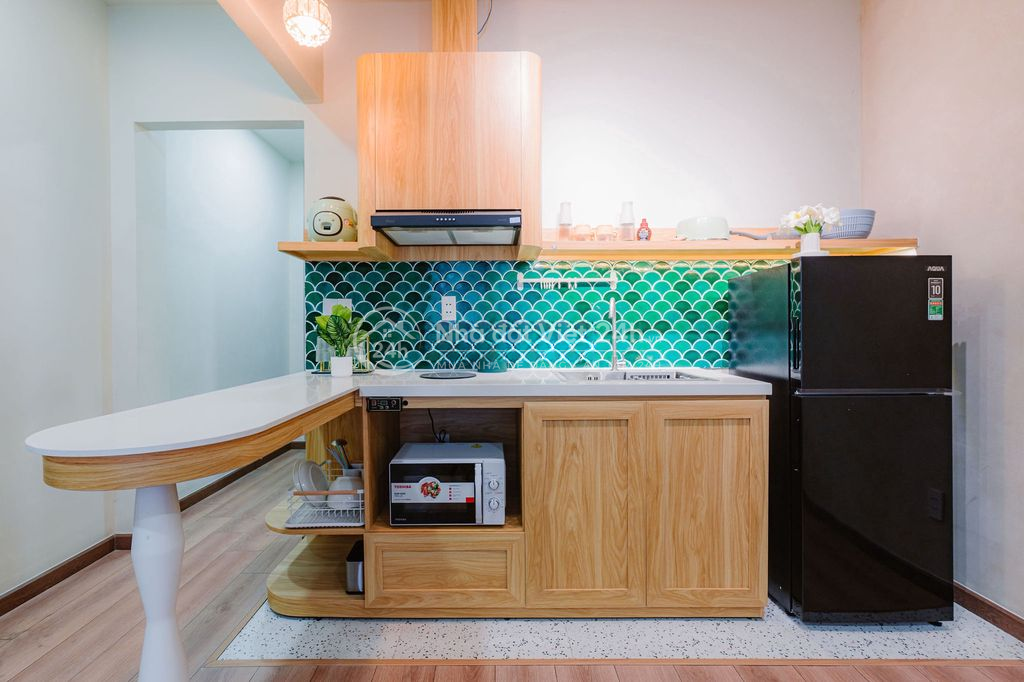 Boutique studio 22m² Điện Biên Phủ – full nội thất, ban công, WFH