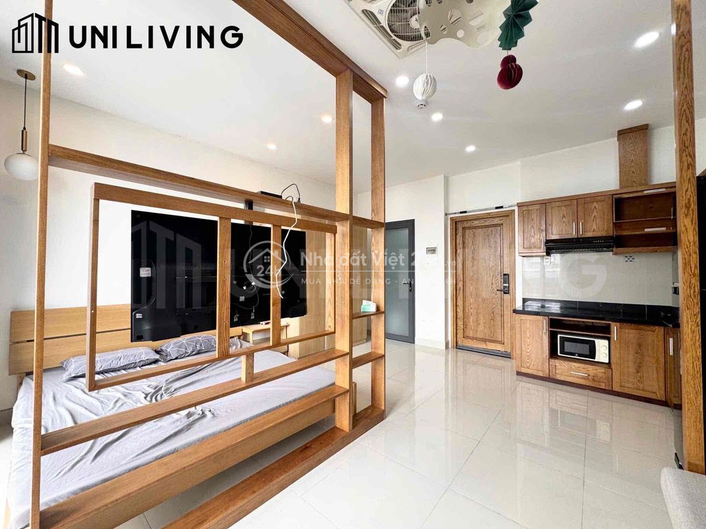 CHO THUÊ CĂN STUDIO RỘNG BAN CÔNG-NỘI THẤT FULL-THÂN THIỆN PET