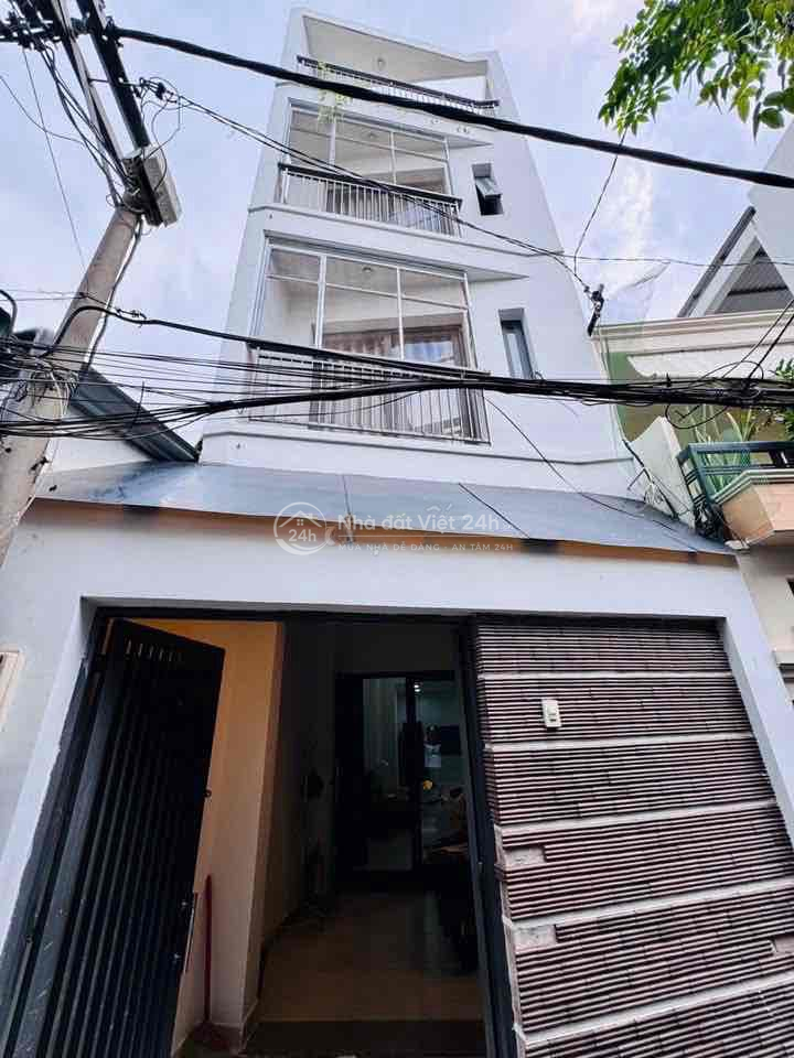 SÁT MẶT TIỀN-XE HƠI QUAY ĐẦU SÁT CỬA - 42M2 - 4 TẦNG BTCT- LÊ QUANG Đ