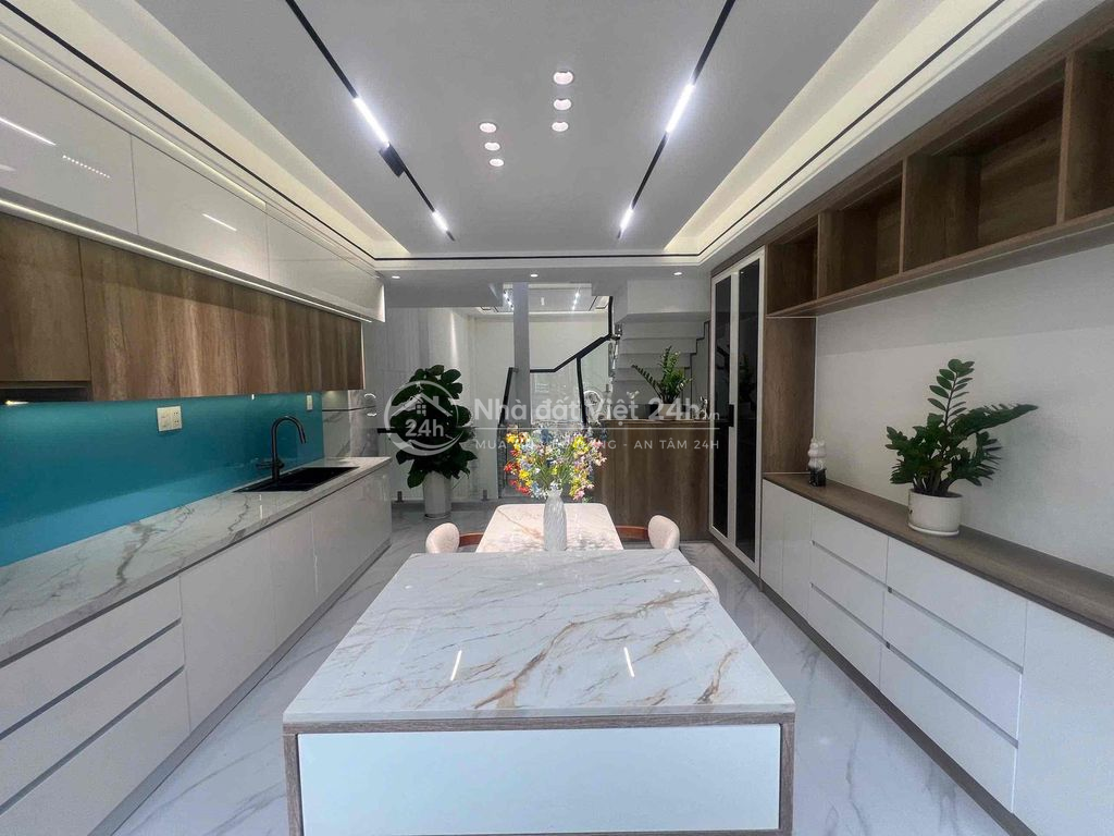 NHÀ MỚI HẺM ÔTÔ LÊ VĂN QUỚI CÓ THANG MÁY, DT: 4x14.5m 4.5TẤM 5PN 6WC