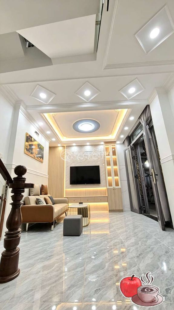 NHÀ 3 TẦNG Q8 — GIÁP Q5-Q1 — TẶNG FULL NỘI THẤT