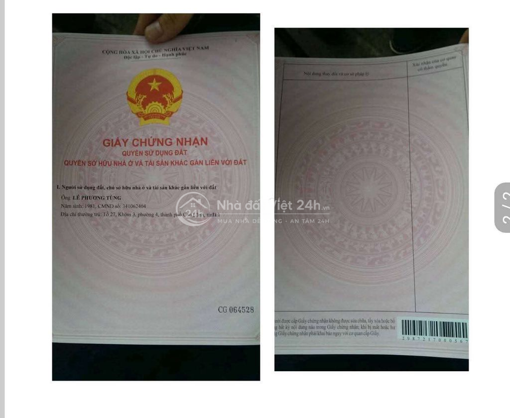 Nhà Góc ngã 4 Phạm Hữu Lầu
